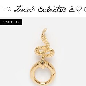 [ISO] Solid Gold Charm Clip - Snake clip